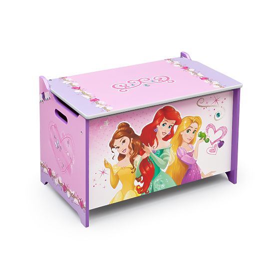 Holz-Spielzeugtruhe Princess I