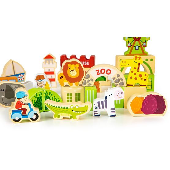 Holzbausatz - Fun city 120 Stk