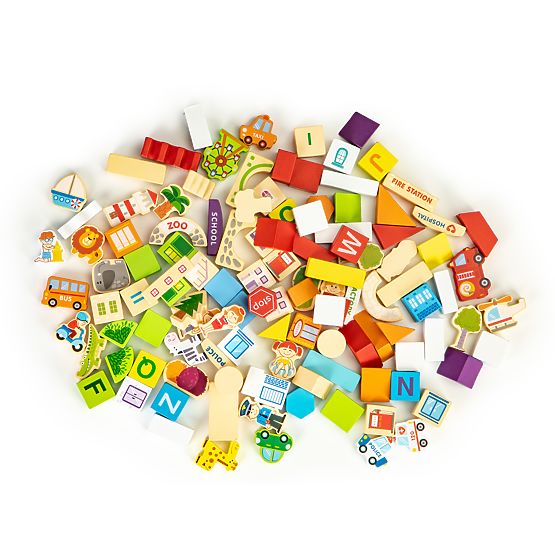 Holzbausatz - Fun city 120 Stk