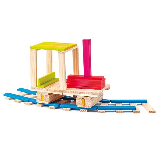 Holzbausteine Planks 200 Stück