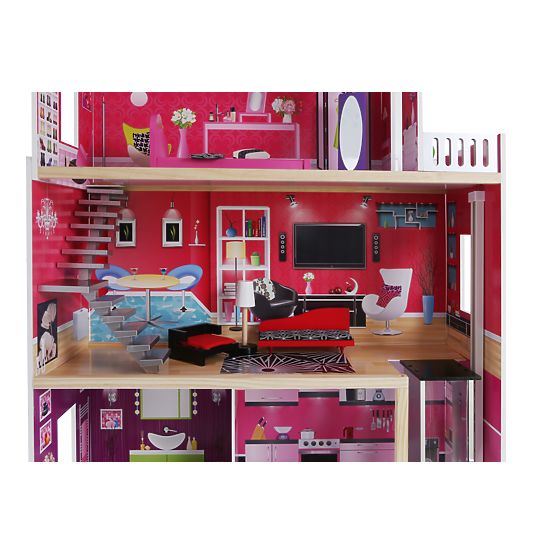 hölzern haus für Puppen Malibu