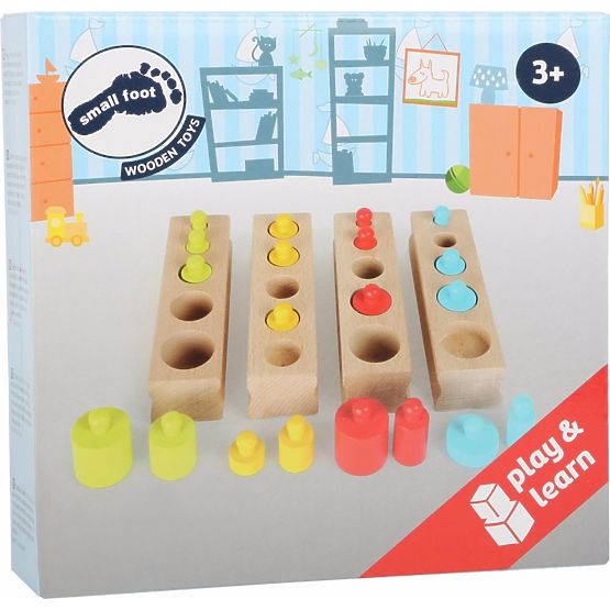 Einlegegewichte aus Holz