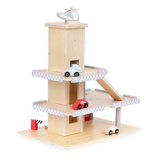 Holzgarage mit Aufzug