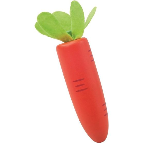 Holzgemüse in einer Kiste