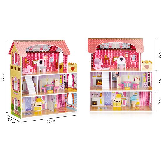 Holzhaus für Madison-Puppen