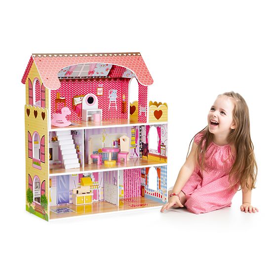Holzhaus für Madison-Puppen