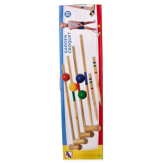 Holzkrocket-Spiel 24 Elemente - für Kinder und Erwachsene