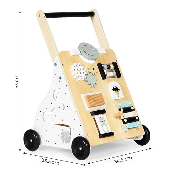 Holzlauflernwagen Schiebewagen Lernwagen für Kinder ECOTOYS