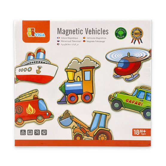 Holzmagnete für Kinder - Fahrzeuge