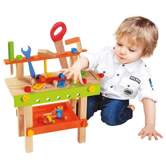 Holzponk mit Bino-Werkzeugen