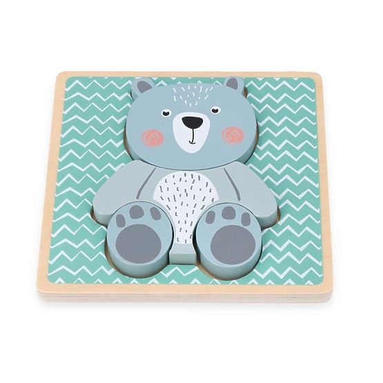 Holzpuzzle mit Bärchen
