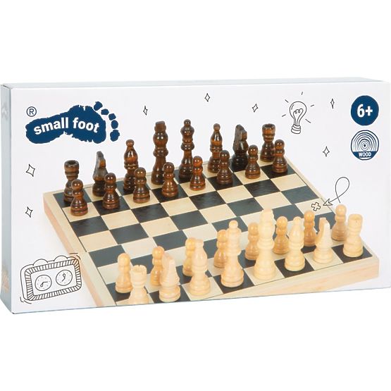 Holzschach Logikspiel für Kinder