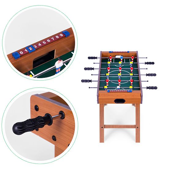 Holztischfußball 69x35,5 cm Tischfußballspiel ECOTOYS