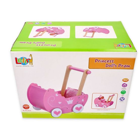 Holzwagen für Lelin-Puppen