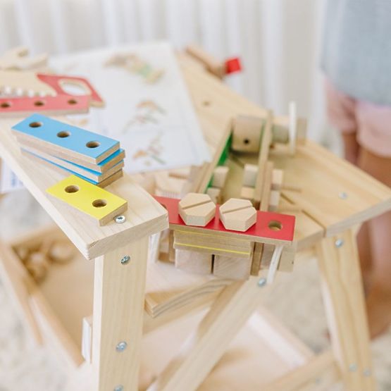 Holzwerkstatt für Heimwerker und Bausätze 2 in 1