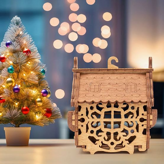 iDventure 3D Holzpuzzle Rätsel Frohes Neues Jahr