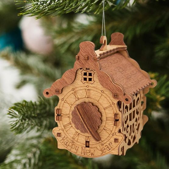 iDventure 3D Holzpuzzle Rätsel Frohes Neues Jahr