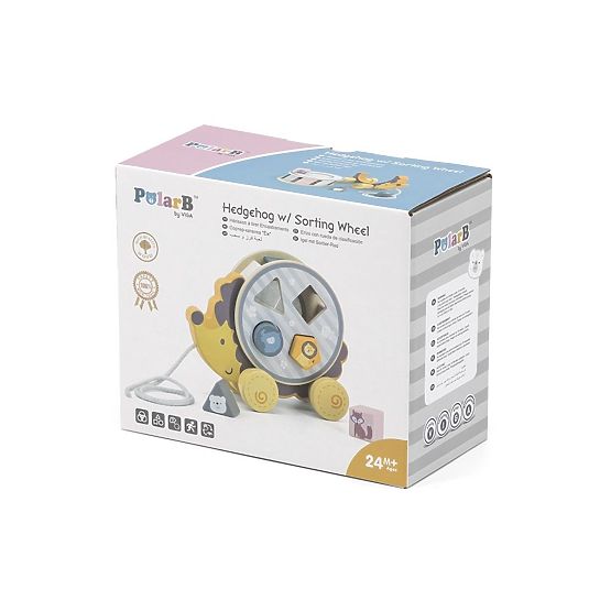 Igel mit Sortierer zum Ziehen Polar B
