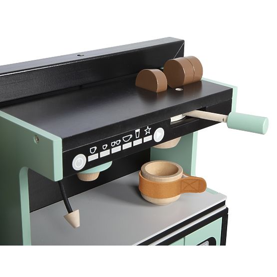 Industrielle Kinderküche mit Kücheninsel