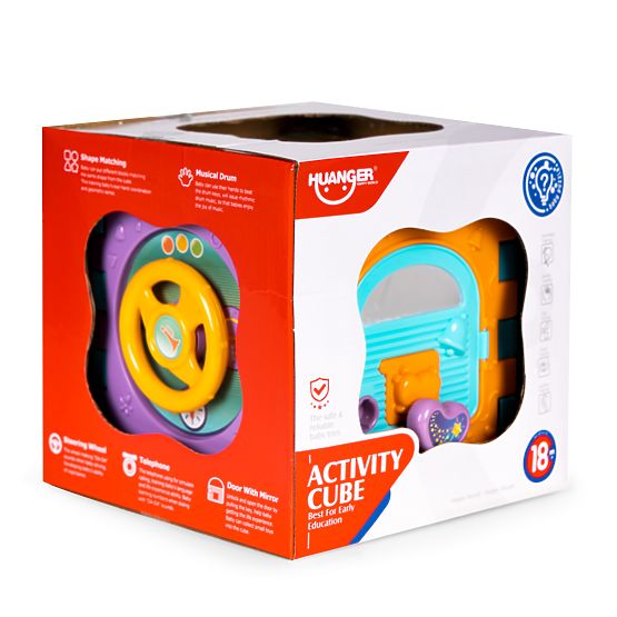 Interaktiver Lernwürfel mit Sortieren und Geräuschen 6-in-1