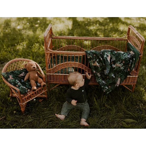 Isolierte Babydecke Leben im Wald