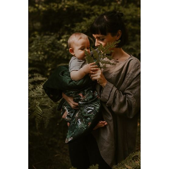 Isolierte Babydecke Leben im Wald