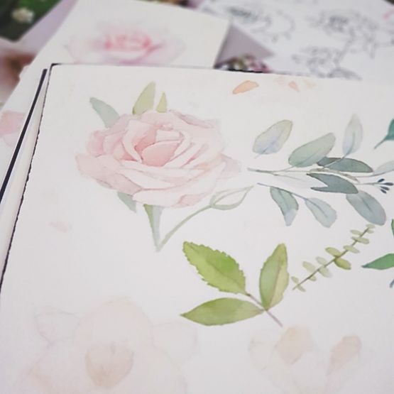 Isolierte Babydecke Nachtblumen