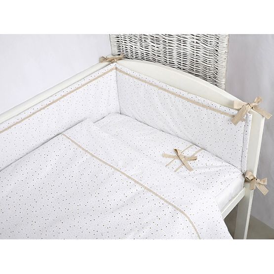 Kinder 2-dílné Bettbezug mini-mini beige