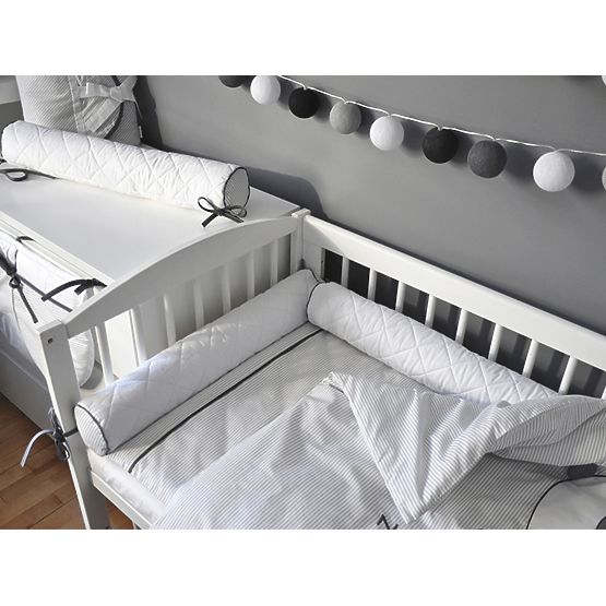 Kinder 2-teilige Bettbezug Panda - grey