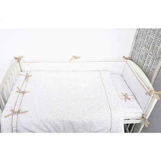 Kinder 3-dílne Bettbezug mini-mini beige