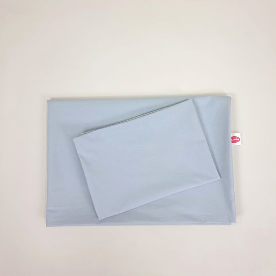Kinder-Baumwollbettwäsche 100x135 cm - grau