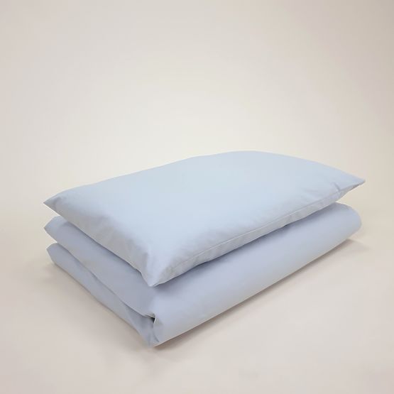 Kinder-Baumwollbettwäsche 100x135 cm - grau