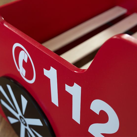 Kinder Bett Brandbekämpfung Auto