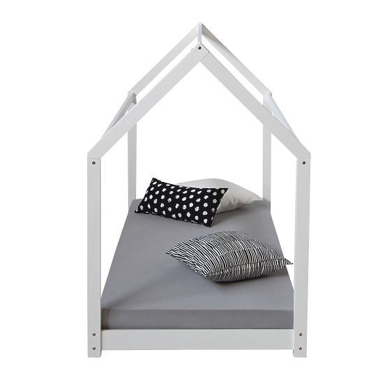 Kinderbett Hausbett Lena - weiß