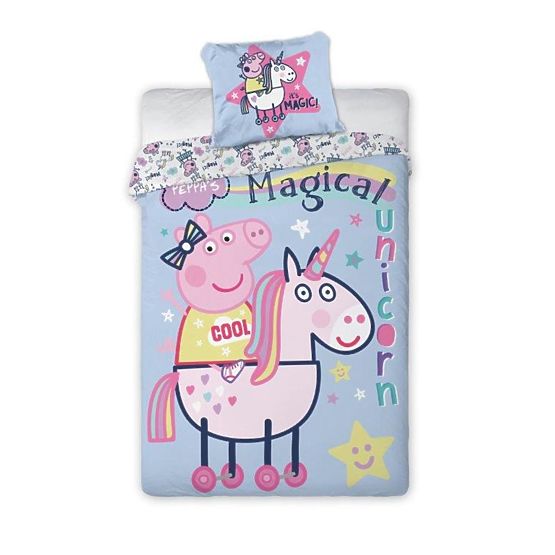 Kinder bettwäsche Sparschwein Peppa