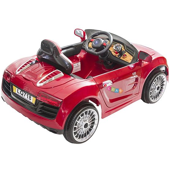 Kinder elektrisch runabout RRS kabriolett red