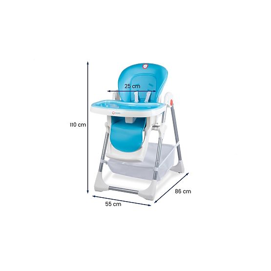 Kinder Essen- Babystuhl LIONELO Linn Plus - Beige