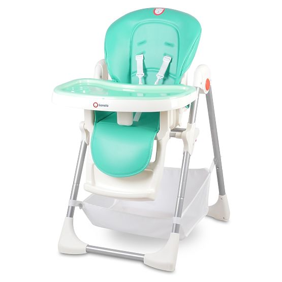 Kinder Essen- Babystuhl LIONELO Linn Plus - minze