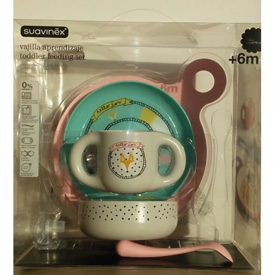 Kinder Essen- Set Hello Fox - SUAVINEX