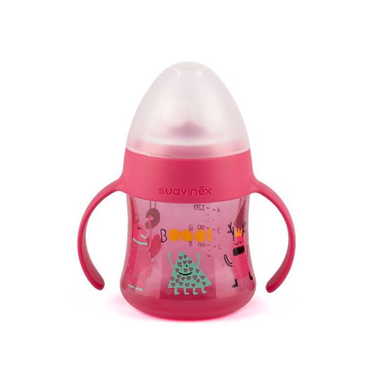 Kinder Flasche mit ohren Suavinex booo - pink 150 ml