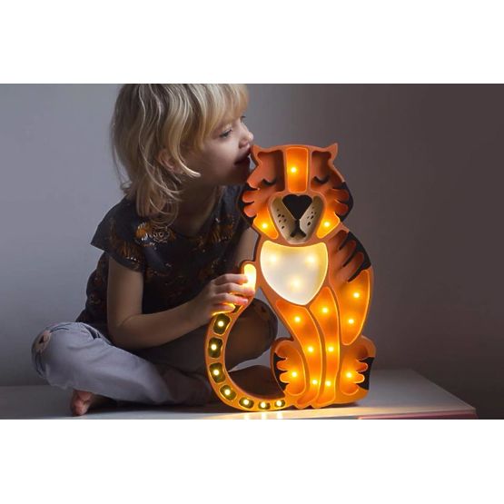 Kinder Holz- Lampe Tiger
