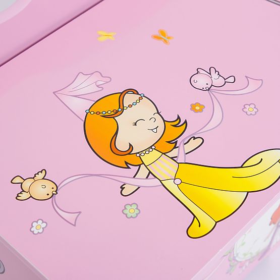 Kinder hölzern Truhe Princess