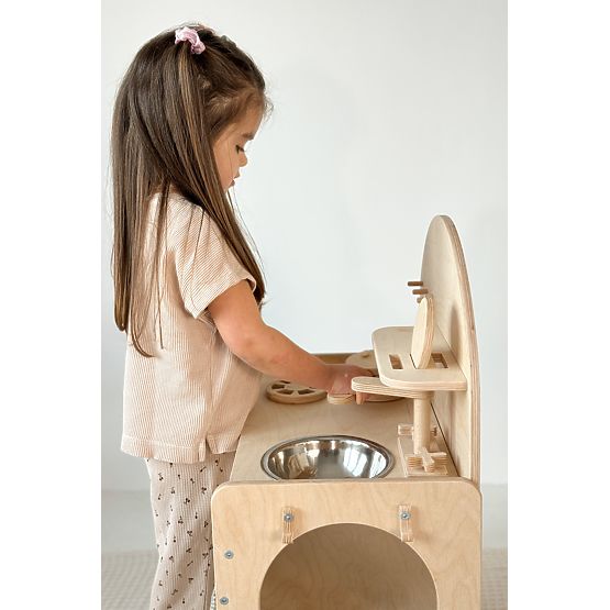 Kinder Holzspielküche - natur
