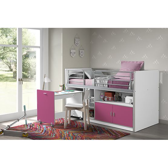 Kinder multifunktional Bett Bonny dark  pink