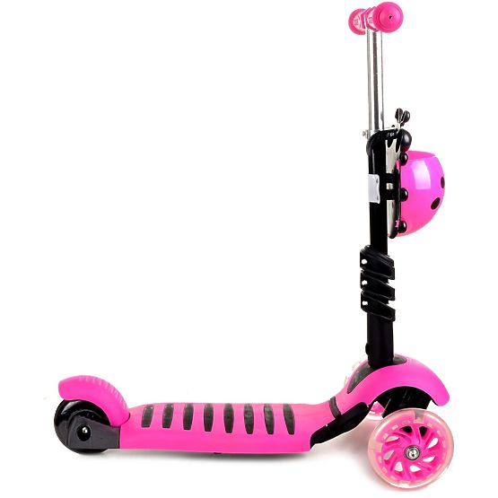 Kinder odrazedlo a roller Marienkäfer - pink