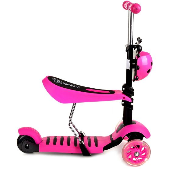 Kinder odrazedlo a roller Marienkäfer - pink