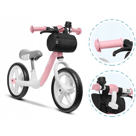 Kinderwippe Arie mit Handbremse - rosa-grau