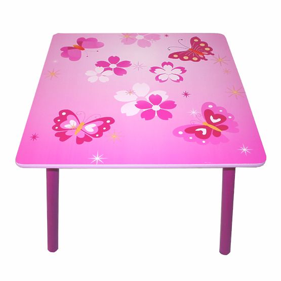 Kinder Platte mit Stühlen Schmetterlinge