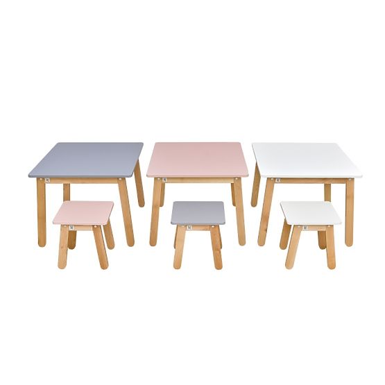 Kindertisch Woody White