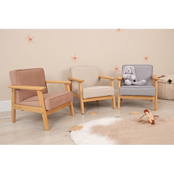 Kinder Retro Rosa Sessel Sakura